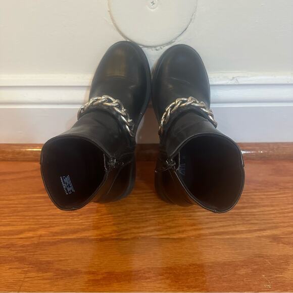Zara Black Chain Boots sz 30 (6) Zara Booties size 6 toddler - Picture 5 of 8